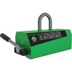 ‎LM600 Lifting Magnet - 1320 lbs. workload limit flat material - 661 lbs. round material - Benchmark Tooling
