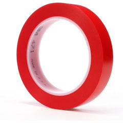 3M Vinyl Tape 471 Red 3/4″ × 36 yd 5.2 mil - Benchmark Tooling