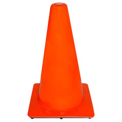 3M 18″ PVC Non Reflective Traffic Safety Cone 90128H1-C Orange - Benchmark Tooling