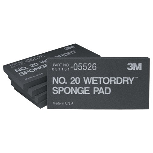 ‎3M Wetordry Sponge Pad 20 05526 5 1/2 × 2-3/4″ × 3/8″ - Benchmark Tooling