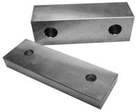 Machined Aluminum Vice Jaws - SBM - Part #  VJ-6A120215M - Benchmark Tooling