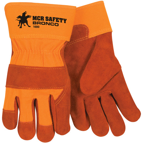 Bronco-Prem Side Leather Palm Safety Cuf