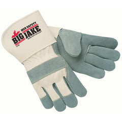 Big Jake Leather Palm, Gauntlet W/Kevlar - MEDIUM