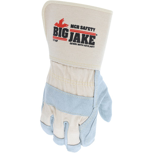 BigJake Dbl leather palm & fingers gaunt - LARGE