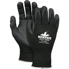 MCR Safety Cut Pro Glove - 10 Gauge HyperMax Shell - Nitrile Foam Coated Palm and Fingertips - Size Large - Benchmark Tooling