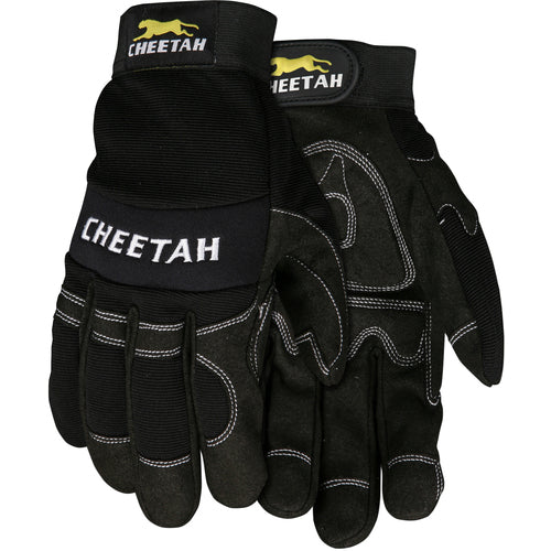 MCR Safety Cheetah Blk Reinforced Palm