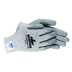 MCR Safety Cut Pro Gloves - 13 Gauge Dyneema Diamond Technology - PU Palm Coating - Size Large - Benchmark Tooling