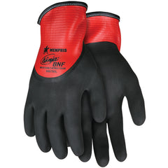 Ninja BNF Gloves with NFT Coating - 18 Gauge Nylon/Spandex - Full Nitrile Dip - Second Coating BNF - Size Large - Benchmark Tooling