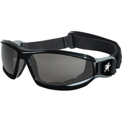 RP1 Black Frame w/Strap Gray Anti-Fog Lens - Safety Glasses - Benchmark Tooling