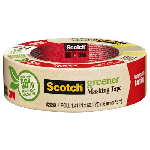 ‎Scotch General Purpose Masking Tape 2050-36AP 1.41″ × 60.1 yd (36mm × 55m) - Benchmark Tooling