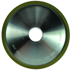 6 x 1/2 x 1-1/4'' - 1/8'' Abrasive Depth - 150 Grit - 1/4 Rim Type 4A2 Diamond Wheel for Foley-Type Grinder - Benchmark Tooling