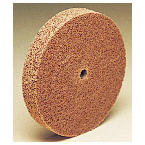 Scotch-Brite Cut and Polish Unitized Wheel CP-UW 7A Coarse 4″ × 1/8″ × 1/4″ - Benchmark Tooling