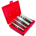 #CP31612 - 4 Piece Set - 3/16 & 1/2'' Thickness - 1/4'' Increments - 1 to 1-3/4'' - Parallel Set - Benchmark Tooling