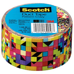 1.88 in × 10 yd Scotch(R) Duct Tape 910-PAC-CPattern Crazy Alt Mfg # 39056 - Benchmark Tooling