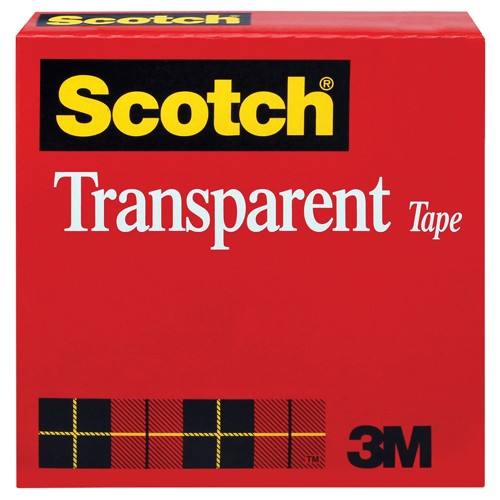 Scotch Transparent Tape 600 1/2″ × 2592″ (12 7 × 65 8 m) - Benchmark Tooling