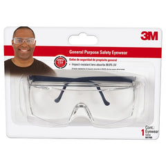 ‎3M General Purpose Safety Glasses 90780-80025P Black Frame/Clear Lens - Benchmark Tooling