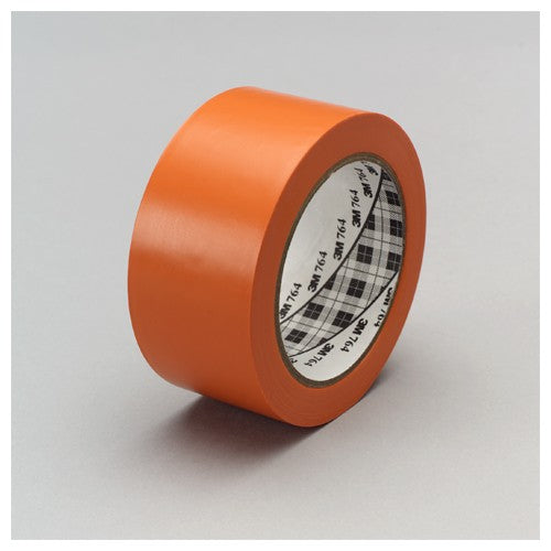 3M General Purpose Vinyl Tape 764 Orange 1″ × 36 yd 5 mil Individually Wrapped Conveniently Packaged - Benchmark Tooling