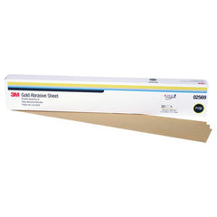 3M Gold Abrasive Sheet 02569 P150 grade 2 3/4″ × 17 1/2″ 50 sheets per sleeve - Benchmark Tooling
