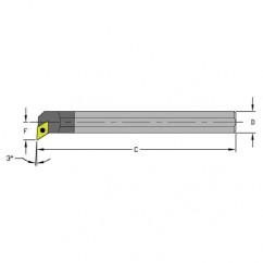 E12Q SDUPR3 Solid Carbide Boring Bar w/Coolant - Benchmark Tooling