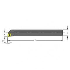 A08M SCLPL3 Steel Boring Bar w/Coolant - Benchmark Tooling