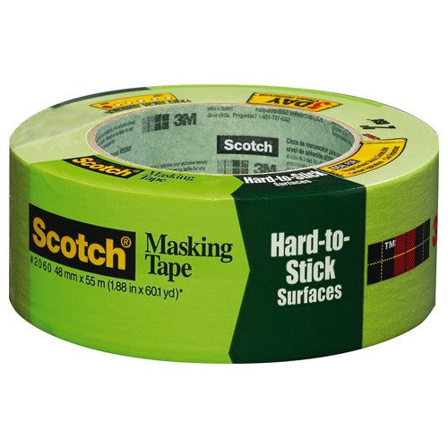 ‎Scotch Rough Surface Painter's Tape 2060-48MP 1.88″ × 60 yd (48mm × 55 m) - Benchmark Tooling