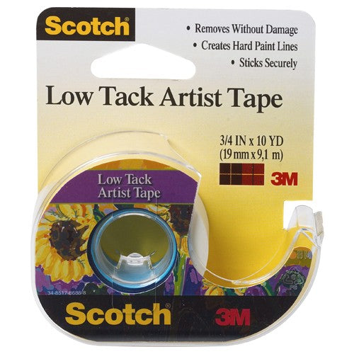 Scotch Artist Tape FA2020 3/4″ × 10 yd Low Tack - Benchmark Tooling