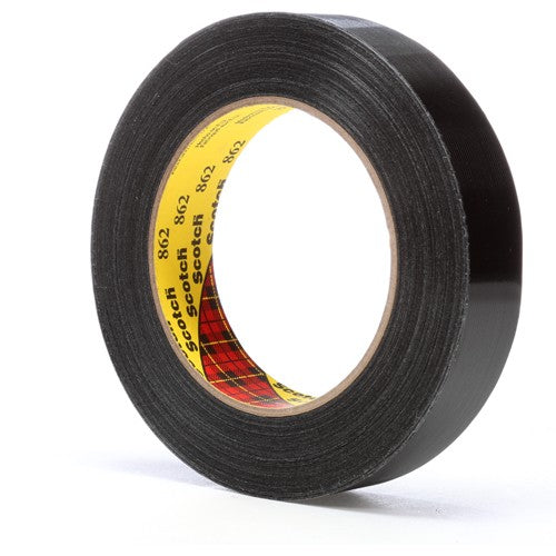 24 mm × 55 m Scotch Reinforced Strapping Tp Black Alt Mfg # 72059 - Benchmark Tooling