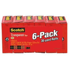 ‎Scotch Tape 600-6PK 3/4″ × 1296″ - Benchmark Tooling