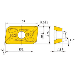 APGT1604PDFR-G2 HTI10 INSERT