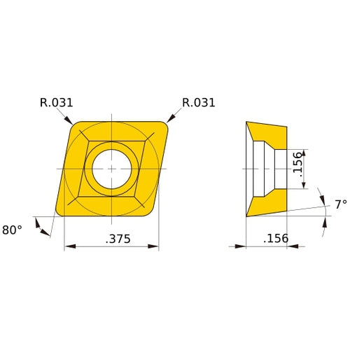 CCMX09T308ENA UTI20T INSERT