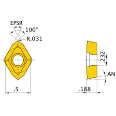 GPGT140408-U2 TF15 DRILLING INSERT