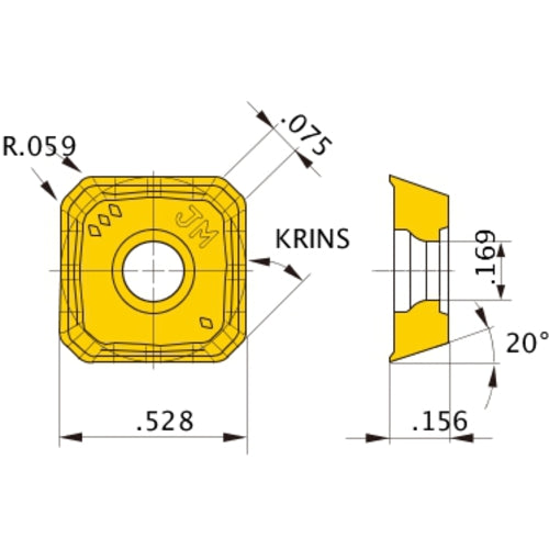 SEMT13T3AGSN-JM NX4545 INSERT