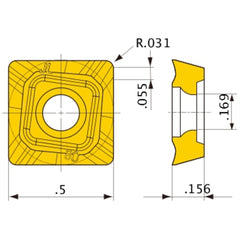 SOET12T308PEER-JL F7030 INSERT