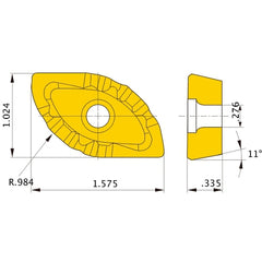 SRG50C VP15TF MILLING INSERT