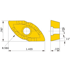 SRG50E VP15TF MILLING INSERT