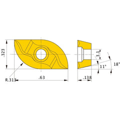 SRM210C-M MP9120 MILLING INSERT