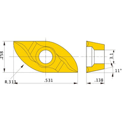 SRM210E-M MP6120 MILLING INSERT