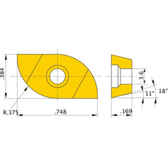 SRM212C MP6120 MILLING INSERT
