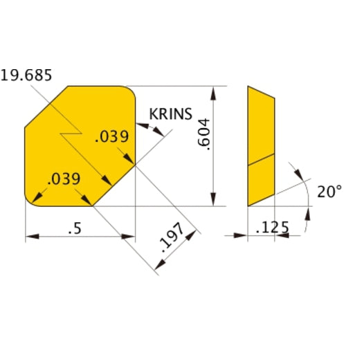 WEC42AFTR5C MB710 CBN INSERT