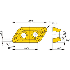 XDGX175016PDER-GM MP6120 INSERT