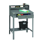 34-1/2"W x 29"D x 53" H - Foreman's Desk - Open Type - w/Lockable Drawer - Benchmark Tooling