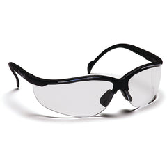 Safety Glasses - Clear Lens, Black Frame, Venture II Style - Benchmark Tooling