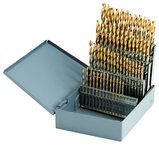 1/16 - 1/2 X 64Ths HSS Straight Shank Split Point Gold-P Drill Set (29Pcs) - Benchmark Tooling