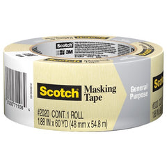 ‎Scotch Contractor Grade Masking Tape 2020-48MP 1.88″ × 60.1 yd (48mm × 55m) - Benchmark Tooling