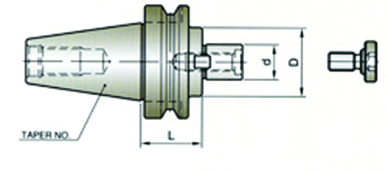 3/4 V50 SHELL MILL HOLDER EM - Benchmark Tooling