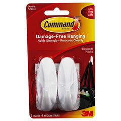 Command Medium Designer Hooks 17081ES - Exact Industrial Supply