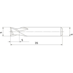 MS2ESD0500L35S05 CARBIDE ENDMILL