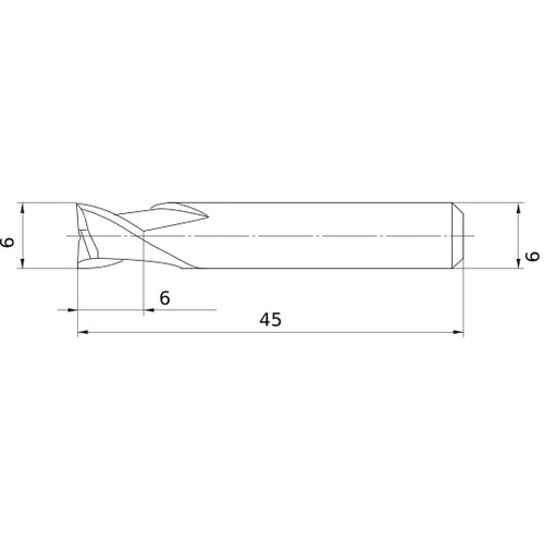 MS2ESD0600L45S06 CARBIDE ENDMILL