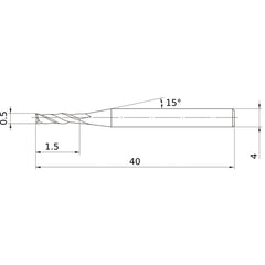 MS2JSD0050 CARBIDE ENDMILL