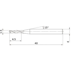 MS2JSD0150 CARBIDE ENDMILL